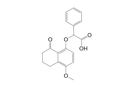 [(4-methoxy-8-oxo-5,6,7,8-tetrahydro-1-naphthyl)oxy]phenylacetic acid