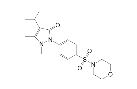 1,5-Dimethyl-2-(4-morpholin-4-ylsulfonylphenyl)-4-propan-2-yl-pyrazol-3-one