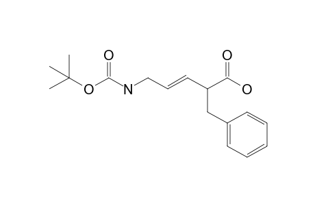 (E)-2-benzyl-5-(tert-butoxycarbonylamino)pent-3-enoic acid