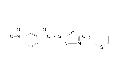 3'-nitro-2-{[5-(3-thenyl)-1,3,4-oxadiazol-2-yl]thio}acetophenone