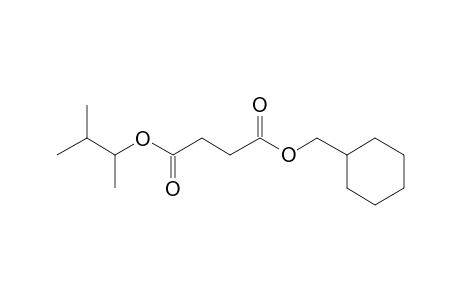 Succinic acid, cyclohexylmethyl 3-methylbut-2-yl ester