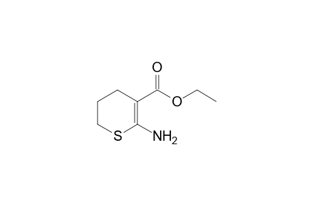 2-amino-5,6-dihydro-4H-thiopyran-3-carboxylic acid, ethyl ester