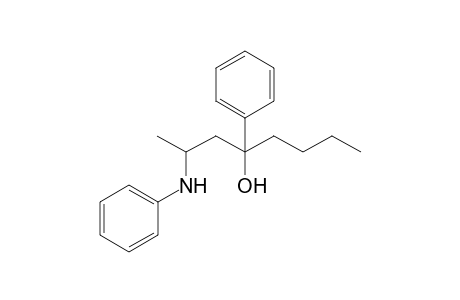 2-Anilino-4-phenyloctan-4-ol