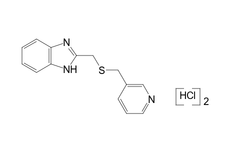 2-{[(3-pyridylmethyl)thio]methyl}benzimidazole, dihydrochloride