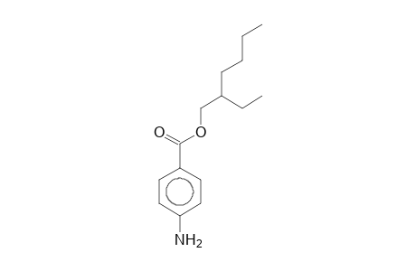 4-Amino-benzoic acid, 2-ethyl-hexyl ester