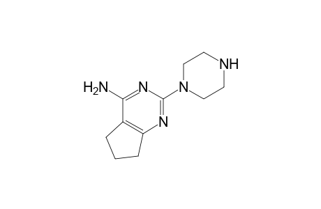 4-amino-2-(1-piperazinyl)-5H-cyclopentapyrimidine