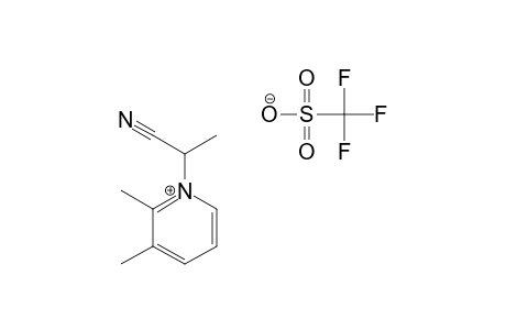 1-(1-CYANOETHYL)-2,3-DIMETHYL-PYRIDINIUM-TRIFLATE