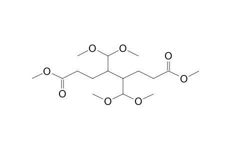 4,5-Bis-dimethoxymethyl-octanedioic acid, dimethyl ester