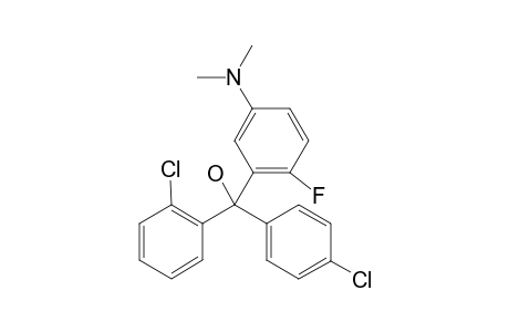 [(2'-Chlorophenyl)(4"-chlorophenyl)(2-fluoro-5-<N,N-dimethylamino>phenyl)]-methanol