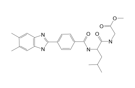 4-(5,6-Dimethyl-1H-benzo[D]imidazol-2-yl)-benzoyl leu-gly dev