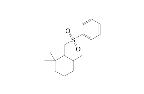 .alpha.-Cyclogeranylphenylsulfone