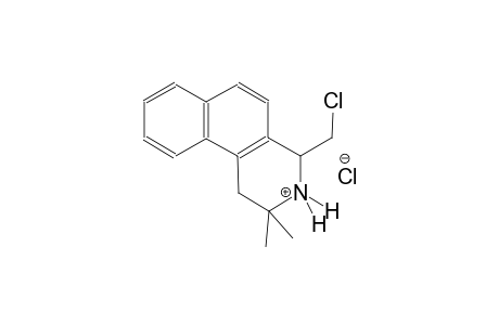 benz[f]isoquinolinium, 4-(chloromethyl)-1,2,3,4-tetrahydro-2,2-dimethyl-, chloride