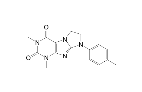 1,3-dimethyl-8-(4-methylphenyl)-7,8-dihydro-1H-imidazo[2,1-f]purine-2,4(3H,6H)-dione