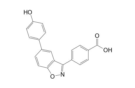 4-{5-(4-Hydroxyphenyl)benzo[d]isoxazol-3-yl]benzoic acid