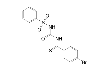 1-(p-bromothiobenzoyl)-3-(phenylsulfonyl)urea
