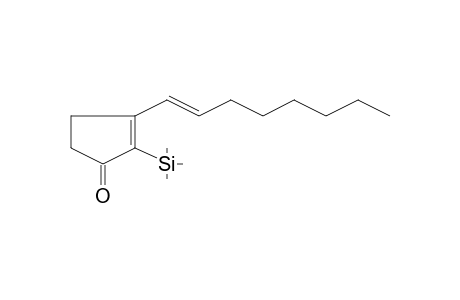 1-Cyclopenten-3-one, 1-(1-octenyl)-2-trimethylsilyl-