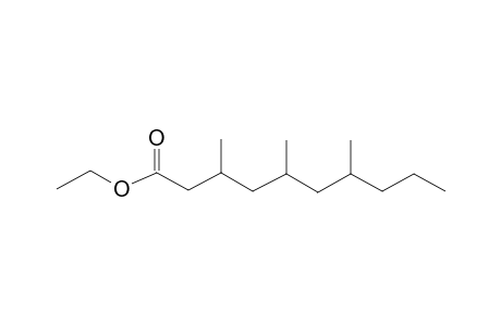 3,5,7-Trimethyl-decanoic acid, ethyl ester