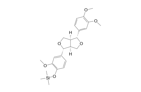 o-Methylpinoresinol, tms derivative