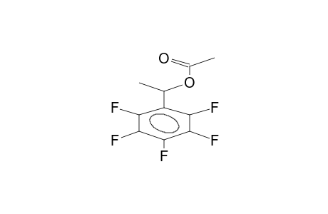 Benzenemethanol, 2,3,4,5,6-pentafluoro-.alpha.-methyl-, acetate