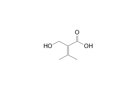 2-(Hydroxymethyl)-3-methyl-2-butenoic acid