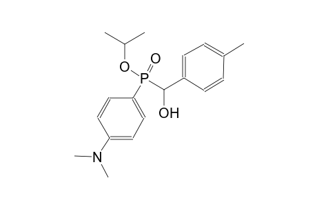 isopropyl 4-(dimethylamino)phenyl[hydroxy(4-methylphenyl)methyl]phosphinate