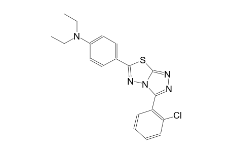 4-[3-(2-chlorophenyl)[1,2,4]triazolo[3,4-b][1,3,4]thiadiazol-6-yl]-N,N-diethylaniline