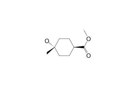 Cyclohexanecarboxylic acid, 4-hydroxy-4-methyl-, methyl ester, cis-