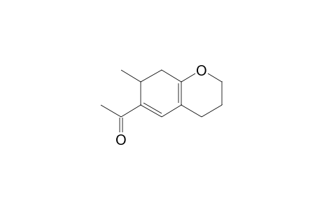 1-(7'-Methyl-3',4',7',8'-tetrahydro-2H-benzopyran-6'-yl)ethanone