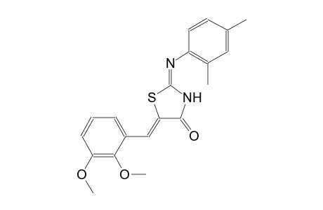 (5Z)-5-(2,3-dimethoxybenzylidene)-2-(2,4-dimethylanilino)-1,3-thiazol-4(5H)-one