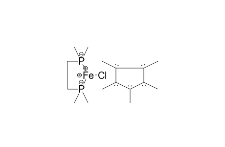 Iron, chloro[1,2-ethanediylbis[dimethylphosphine]-P,P'][(1,2,3,4,5-.eta.)-1,2,3,4,5-pentamethyl-2,4-cyclopentadien-1-yl]-