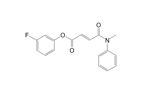 Fumaric acid, monoamide, N-methyl-N-phenyl-, 3-fluorophenyl ester