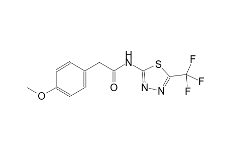 2-(4-Methoxyphenyl)-N-[5-(trifluoromethyl)-1,3,4-thiadiazol-2-yl]acetamide