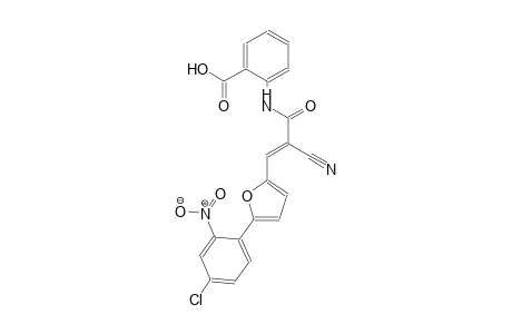 2-({(2E)-3-[5-(4-chloro-2-nitrophenyl)-2-furyl]-2-cyano-2-propenoyl}amino)benzoic acid