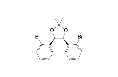 meso-2,2-dimethyl-4,5-bis(2'-bromophenyl)-1,3-dioxolane