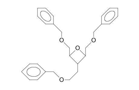 3-(2-Benzyloxy-ethyl)-2,4-bis(benzyloxymethyl)-ribo-oxetane