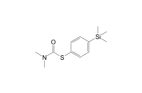 S-[p-(Trimethylsilyl)phenyl] N,N-dimethyl-thiocarbamate