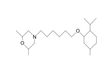 1-(6-[cis-2,6-Dimethyl-4-morpholinyl]-hexyloxy)-2-isopropyl-5-methyl-cyclohexane