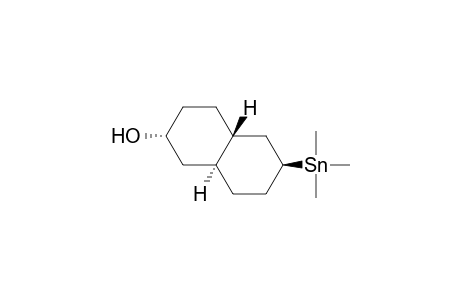 trans,trans,cis-6-(Trimethylstannyl)-2-decalol