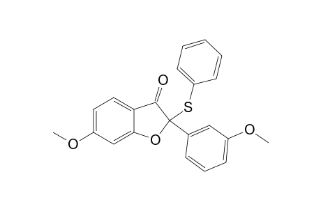 6-Methoxy-2-(3-methoxyphenyl)-2-(phenylthio)-benzofuran-3(2H)-one