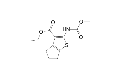 ethyl 2-[(methoxycarbonyl)amino]-5,6-dihydro-4H-cyclopenta[b]thiophene-3-carboxylate