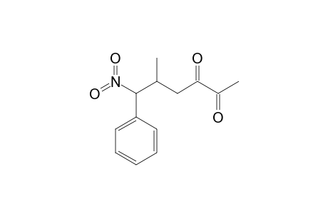 syn-5-Methyl-6-nitro-6-phenylhexan-2,3-dione