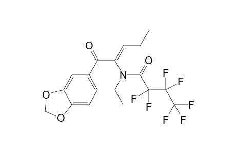 2-Ethylamino-1-(3,4-methylenedioxyphenyl)pentan-1-one hfb/A -2H