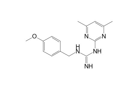 Guanidine, 1-(methoxybenzyl)-3-(3,5-dimethyl-2-pyrimidyl)-