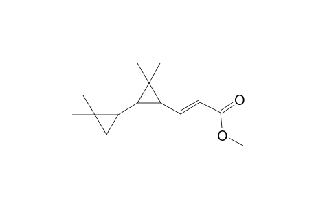 (E)-3-[3-(2,2-dimethylcyclopropl)-2,2-dimethylcyclopropyl]propenoicacid-methylester