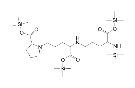 1-{2'-[(Trimethylsilyoxy)carbonyl]-1'-azacyclopent-1'-yl}-4,9-bis[(trimethylsilyloxy)carbonyl]-7-(trimethylsilyl)amino-5-azanonane