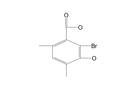 2-bromo-4,6-dimethyl-3-hydroxybenzoic acid