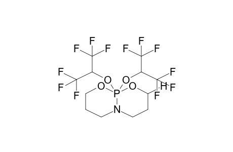 1,1-DI(ALPHA-HYDRO-HEXAFLUOROISOPROPOXY)-1-PHOSPHA-2,10-DIOXA-5-AZABICYCLO[4.4.0]DECANE