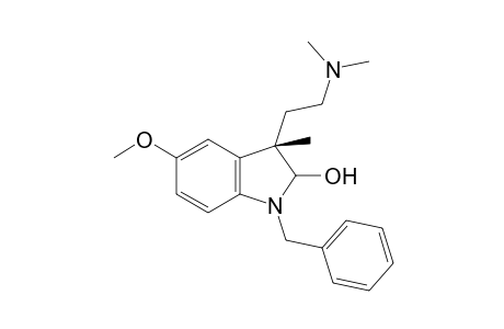 (-)-(3S)-1-Benzyl-3-methyl-3-[2'-(dimethylamino)ethyl]-5-methoxy-2,3-dihydro-1H-indol-2-ol