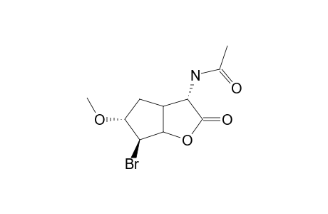 4-endo-ACETYLAMINO-8-exo-BROMO-7-endo-METHOXY-2-OXABICYCLO-[3.3.0]-OCTAN-3-ONE