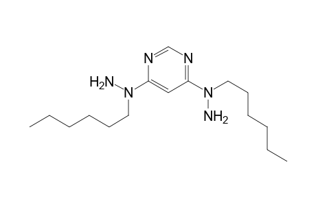 4,6-Bis(1-hexylhydrazino)pyrimidine